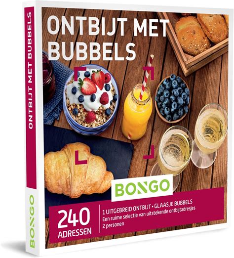 Bongo Bon Ontbijt Met Bubbels Cadeaubon Cadeaukaart Cadeau Voor Man