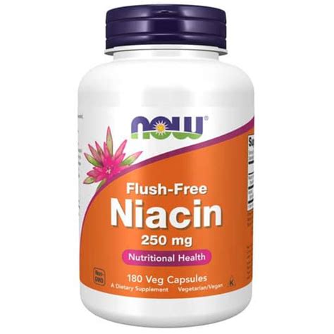 Flush Free Niacin NOW Foods Nutritional Health