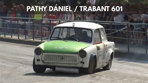 Pathy Dániel Trabant 601 Bázis Bau Szlalom verseny Komló 2023