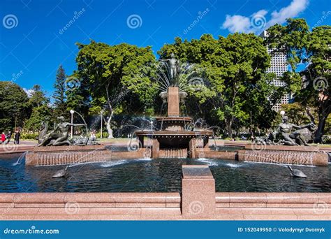 The Archibald Memorial Fountain In The Hyde Park Sydney Editorial