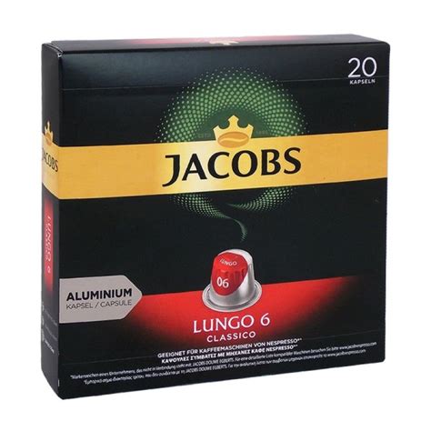 Jacobs Lungo 6 kávékapszula 20 darab classico