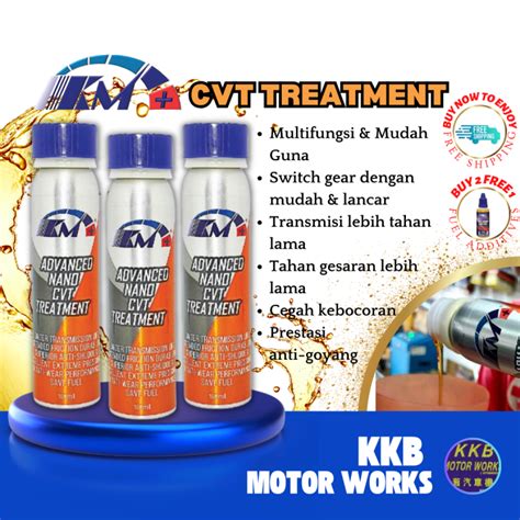 Km Advanced Nano Cvt Treatment Ml Easy Use Effective Auto Gearbox