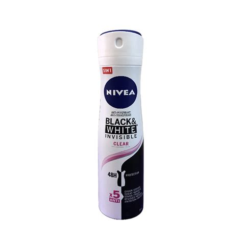 Nivea Black & White Deodorant Spray 150ml - Addisber