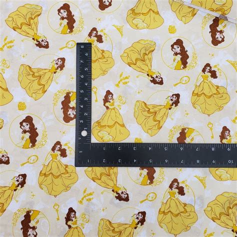 Disney Princess Cotton Fabric By Camelot Etsy