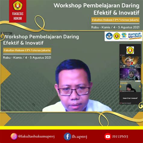 Fakultas Hukum Upn Veteran Jakarta Mengadakan Kegiatan Workshop