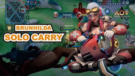 Brunhilda Pro Build Super Insane Archer Aov Gameplay Youtube