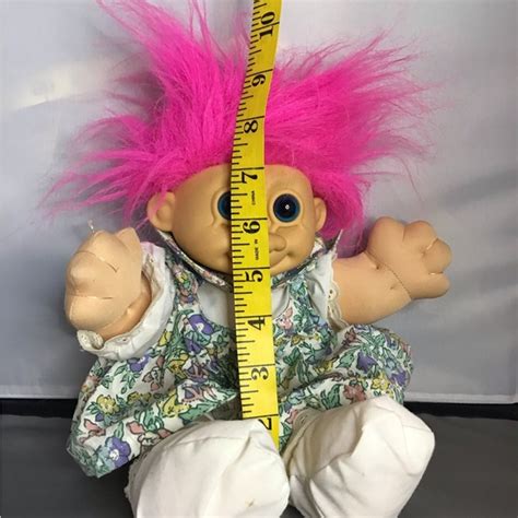 Toys Vintage Plush Troll Doll Pink Hair Poshmark