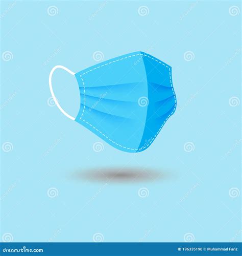 Vector Illustration Of Surgical Face Mask Stock Vector Illustration Of Clinic Danger 196335190