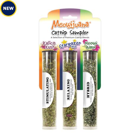 Meowijuana Petco Catnip Sampler Cat Toy, Small, Pack of 3 | Petco