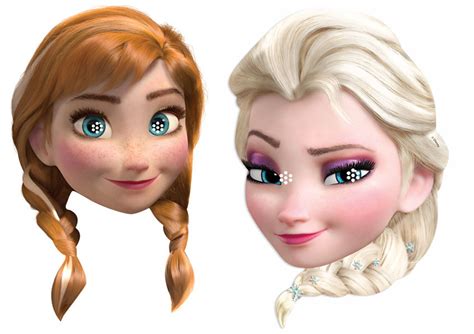 Anna from Disney's Frozen Party Face Mask Available now at Starstills.com