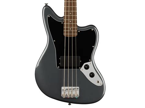 Fender Squier Affinity Jaguar Bass H Lrl Charcoal Frost Metallic Strumenti Musicali