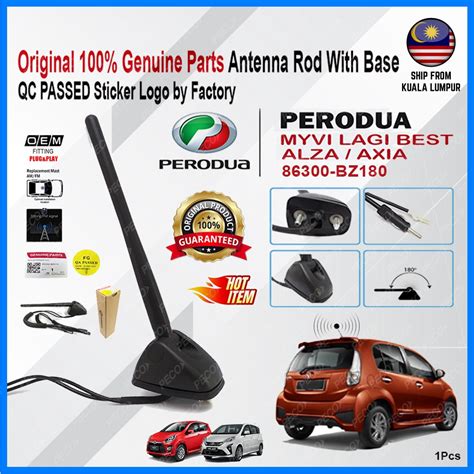 100 Original Genuine Parts Car Radio Antenna And Antenna Rod With Base