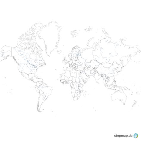 Weltkarte Umrisse Landkarte Ausdrucken Kontinente Kostenlos Ausmalbild