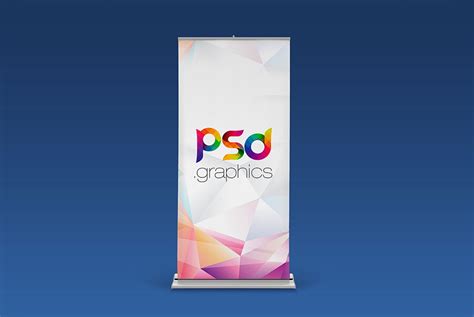 Free Psd Roll Up Banner Mockup