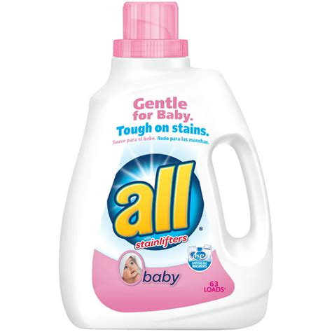 all Baby Liquid Laundry Detergent, Gentle for Baby, 94.5 Ounce, 63 ...