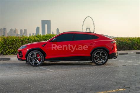 Mieten Sie Ein Lamborghini Urus Rot 2020 ID 04731 In Abu Dhabi