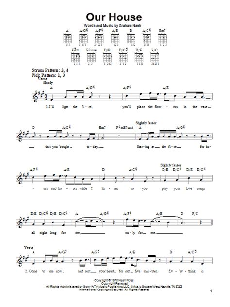 Our House | Sheet Music Direct