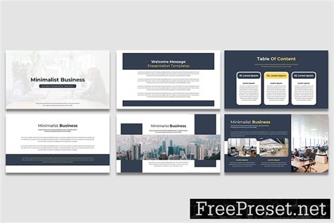 Minimalist Business - PowerPoint Template 3LDA62Z