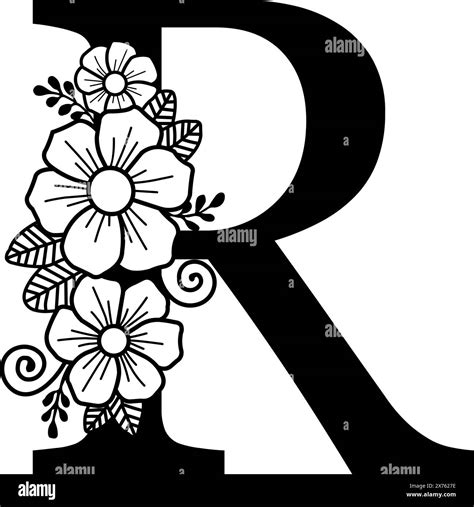 Luxurious Alphabet R Stock Vector Image Art Alamy