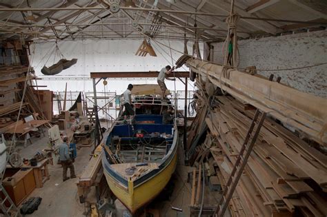 The Historic Boat Yard Where Restoration Is Still Carried Out Using