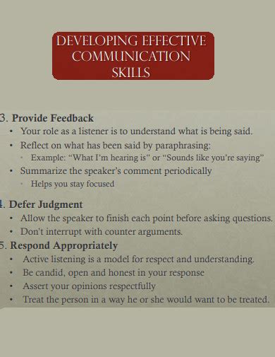 Communication Skills - 24+ Examples, How to Develop, Tips, PDF