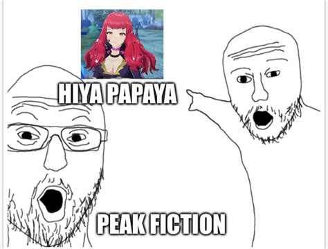 peak fiction yunaka   meme