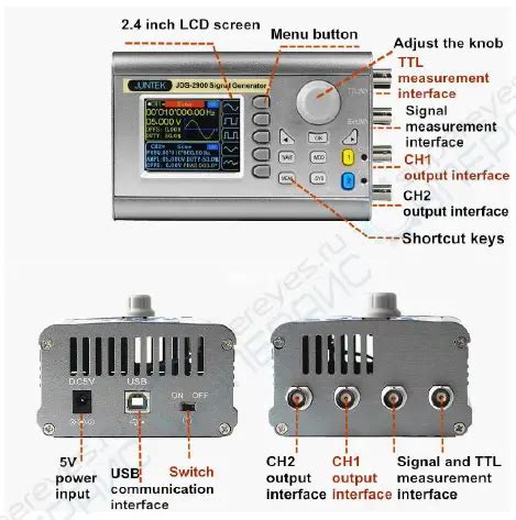 Juntek Jds Mhz Dds Function Arbitrary Waveform Signal Generator