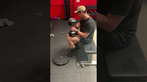 Single Leg Seated Calf Raise Youtube