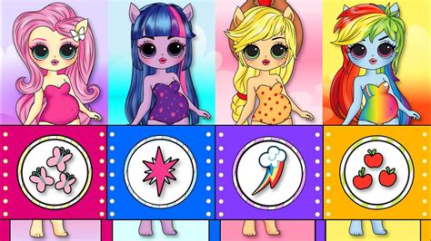 MLP Twilight Sparkle Rainbow Dash Friends Into Maternity Fashion