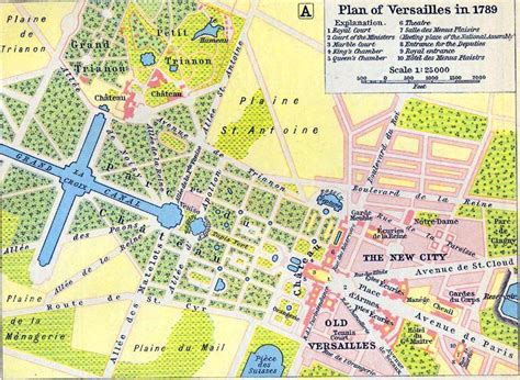 Map Of The Gardens Of Versailles - Beautiful Insanity