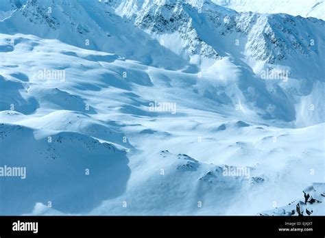 Alps mountain winter landscape (Austria Stock Photo - Alamy