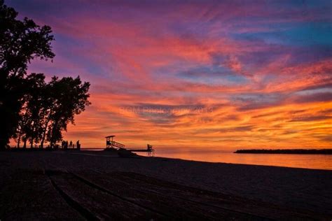 Sunset In Erie Pa Beach 7 962013 Presque Isle State Park Sunset