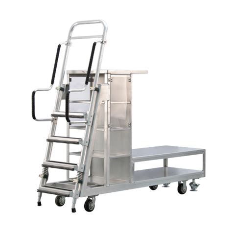 3 Great Features Of New Age Industrial Ladder Carts New Age Industrial