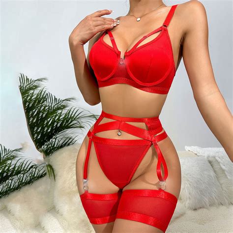 Vestitiy Valentines Day Lingerie Dress Women Lingerie Cosplay Costume