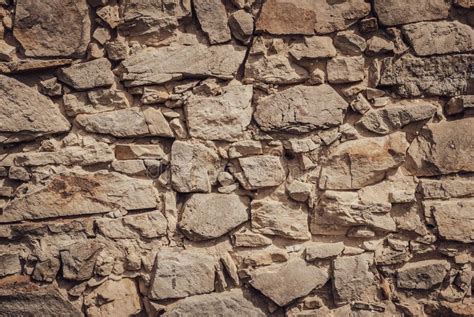 Old Stone Wall Background stock photo. Image of material - 136200986