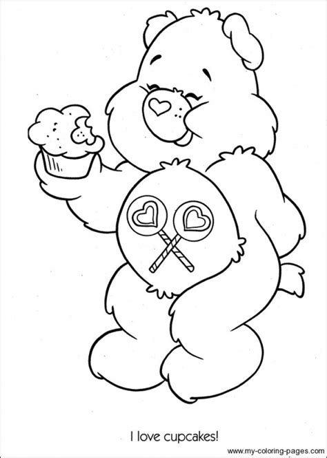 Get This Easy Preschool Printable of Care Bear Coloring Pages qov5f