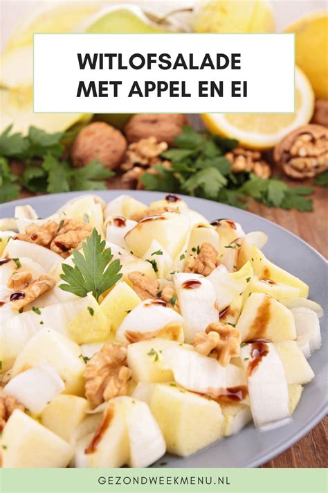 Rauwe Witlofsalade Met Appel En Ei Simpel En Snel Recept