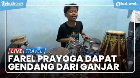 Farel Prayoga Dapat Gendang Dari Ganjar Pranowo Dikirim Langsung Ke