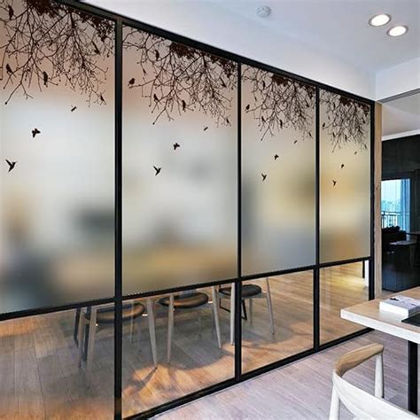 Dktie Decorative Privacy Window Film Cling 35 4 Inches By 47 2 Inches