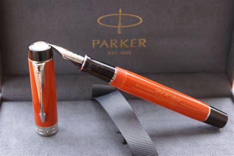 GRANDIOSE Stylo Plume 18 Kts PARKER DUOFOLD Centennial Special Edition