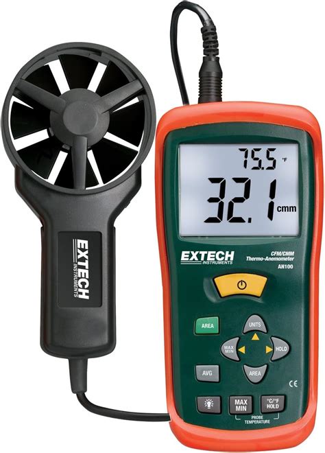 Electrical Multi Testers Extech Mini Thermo Anemometer With