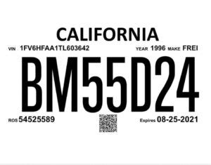 Get Temporary License Plate California Temporary Plates USA