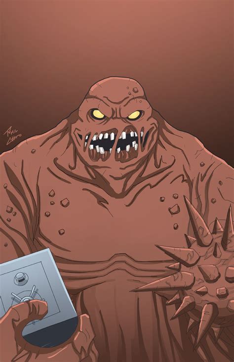 Clayface By Phil Cho On Deviantart Dc Comics Art Comic Villains Dc