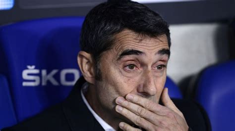 Resmi Pecat Ernesto Valverde Barcelona Tunjuk Pelatih Baru Quique Setien