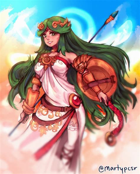 Palutena Super Smash Bros And 2 More Drawn By Martypcsr Danbooru