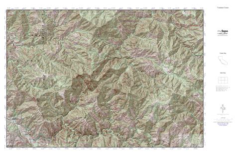 Ventana Cones Mytopo Explorer Series Map Mytopo Map Store