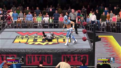 Wcw2k16 June Week 4 Nitro Match 2 Wcw Television Championship Psychosis Vs Ultimo Dragon C