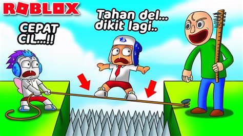 Baby Del Dan Mocil Ujian Sekolah Bapak Baldi Di Roblox Youtube