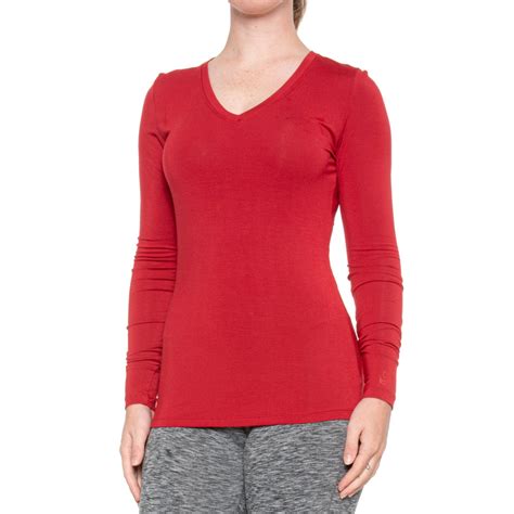 Cuddl Duds Softwear Stretch Base Layer Top For Women