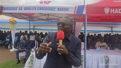 RDC Le Ministre Julien PALUKU lance à la Zone économique spéciale de